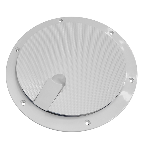 Image 1 of 1.. Sea-Dog Pop-Out Textured Deck Plate - White - 8"