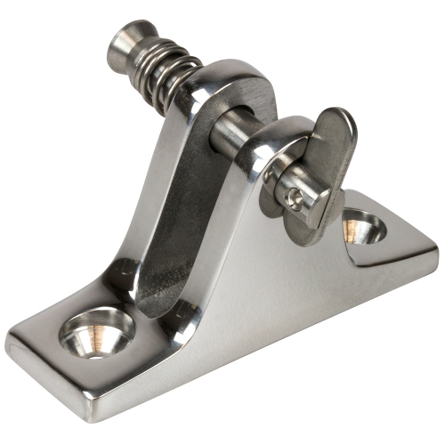 SEA-DOG  Stainless Steel Angle Base Deck Hinge - Removable Pin