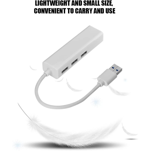 USB to Ethernet Network LAN Adapter with 3Port USB 2.0 HUB