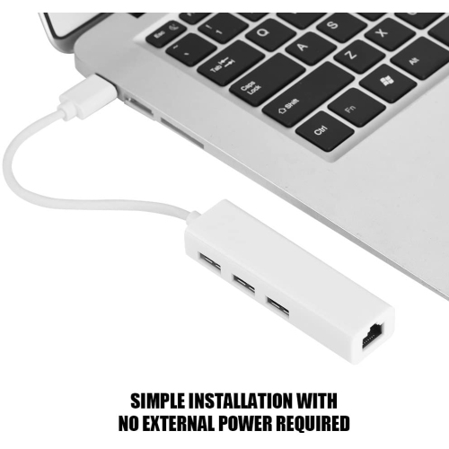 USB to Ethernet Network LAN Adapter with 3Port USB 2.0 HUB