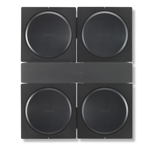Flexson Support Mural pour 4 Sonos Amp Noir