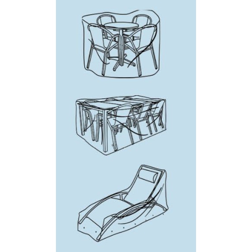 Patio21 Outdoor Patio Furniture Cover – Multi-Use A - 80“ x 80“ x 40“ H - Weatherproof