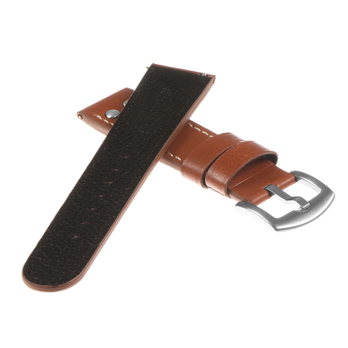 DASSARI Pilot Leather Watch Band w/ Rivets for Apple Watch - 40mm - Tan