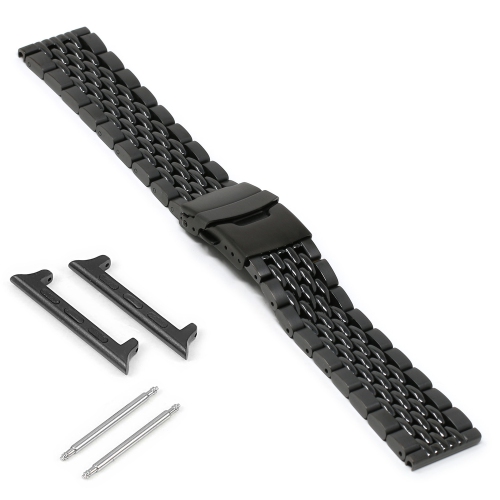 STRAPSCO  Beads Of Rice Bracelet for Apple Watch - 44MM - In Black