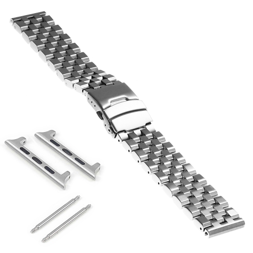 STRAPSCO  Super Engineer Ii Bracelet for Apple Watch - 44MM - In Silver
