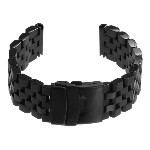 StrapsCo Bracelet Super Engineer II pour Apple Watch - 38mm - Noir Mat