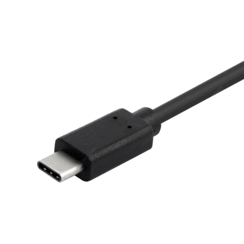 HYFAI – Câble de rallonge USB-C mâle vers femelle SuperSpeed de 1 pi (3A)  compatible avec MacBook Pro, Samsung, etc., noir