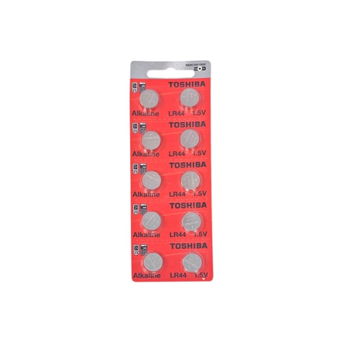 500-Pack LR44 Toshiba Alkaline Button Batteries