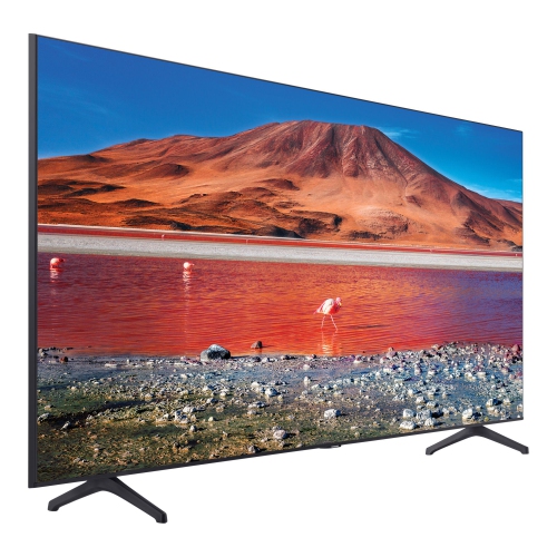 Téléviseur intelligent Tizen HDR DEL UHD 4K de 55 po de Samsung - Gris titan - Boîte ouverte avec garantie du vendeur