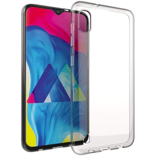 【CSmart】 Ultra Thin Soft TPU Silicone Jelly Bumper Back Cover Case for Samsung Galaxy A10, Transparent Clear