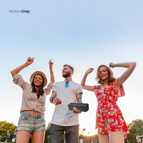 MotionGrey M Series - High Quality Portable Bluetooth Speaker, Great  Sounding Wireless Audio Outdoor Speakers for all occasions