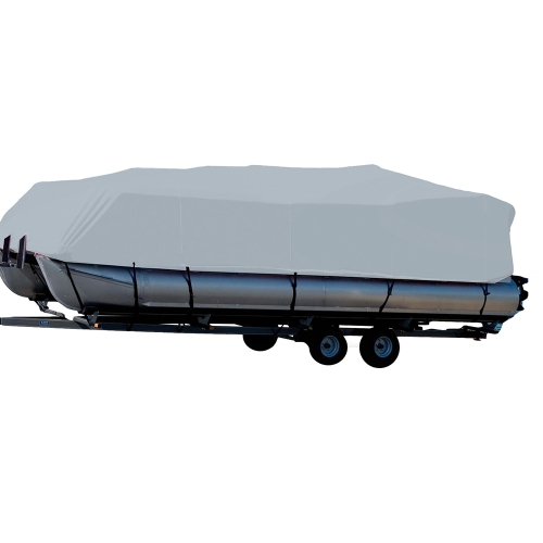 CARVER Styled-to-Fit Boat Cover for V-Hull Fishing Boats with Side Console