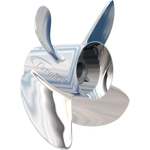 TURNING POINT  Express Mach4 Right Hand Stainless Steel Propeller - Ex-1513-4 - 4-Blade - 15.3" X 13"