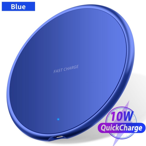10W Qi Wireless FasCharger Charging Pad For Samsung iPhone, Android and IOS Phones