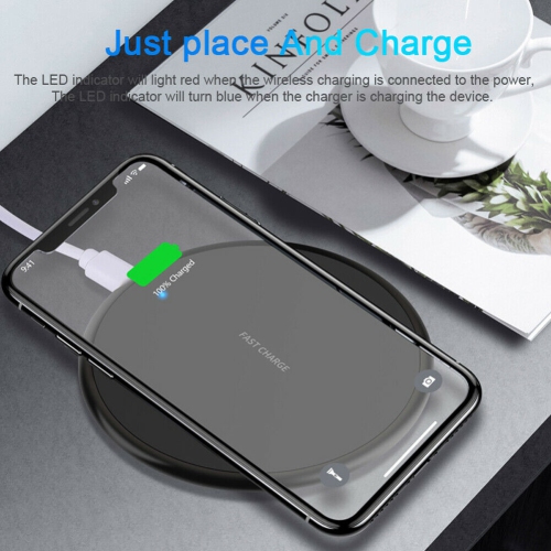 10W Qi Wireless FasCharger Charging Pad For Samsung iPhone, Android and IOS Phones