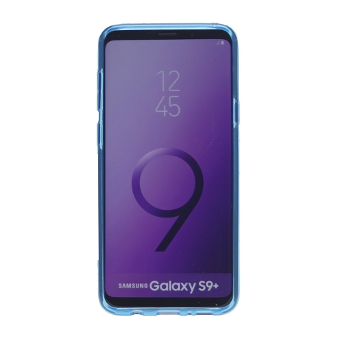 TopSave Dual Layer Glitter TPU Case For Samsung S9 Plus, Blue