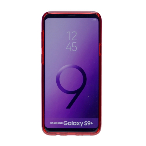 TopSave Dual Layer Glitter TPU Case For Samsung S9 Plus, Red