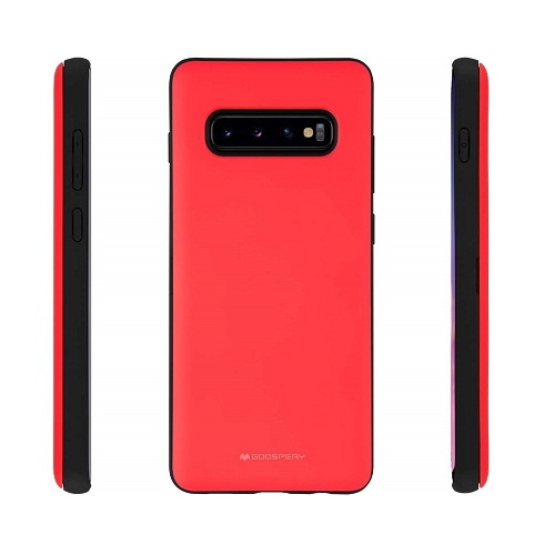 Goospery Magnet Door Bumper Armor Case For Samsung S10e, Red