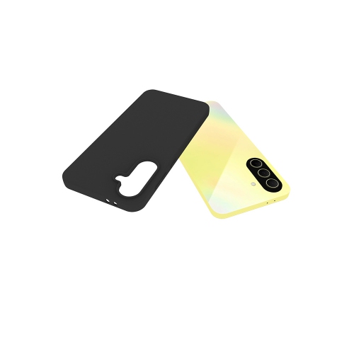 TopSave Back Matt, Glossy Bumper Soft TPU Case For Samsung Galaxy A36/A56 5G-6.7 Inch, Black