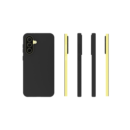 TopSave Back Matt, Glossy Bumper Soft TPU Case For Samsung Galaxy A36/A56 5G-6.7 Inch, Black