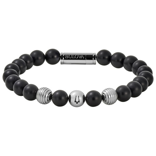 black onyx bead bracelet