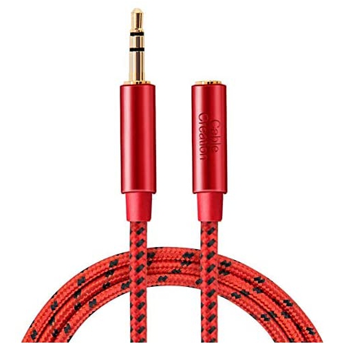3FT 3.5mm 1//8/" AUDIO HEADPHONE EXTENSION CABLE CORD