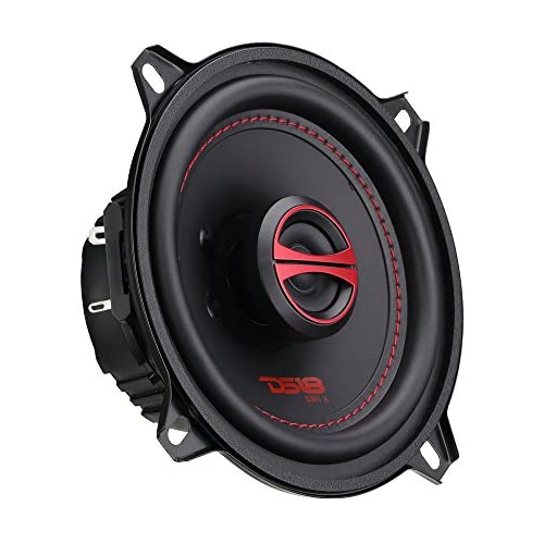 DS18 GEN-X5.25 5.25" 135 Watts 2-Way Coaxial Speakers with Mesh Grills 4-Ohms - Sold As A Pair of 2