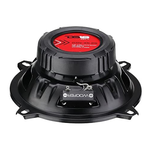 DS18 GEN-X5.25 5.25" 135 Watts 2-Way Coaxial Speakers with Mesh Grills 4-Ohms - Sold As A Pair of 2