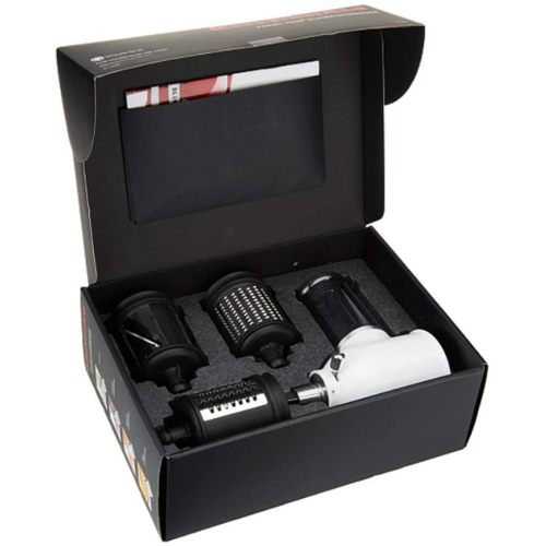 KitchenAid Artisan® Series 5 Quart Tilt-Head Stand Mixer with Fresh Prep Slicer/Shredder Attachment -KSM150FBER