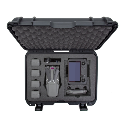 Nanuk 925 Waterproof Hard Case with Foam Insert for DJI Mavic 2 Pro|Zoom + Smart Controller, Crystalsky 5.5" or iPad - Black