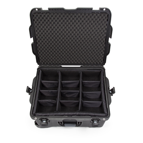 Nanuk 960 Waterproof Hard Case with Wheels and Padded Divider - Black