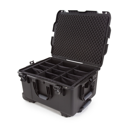 Nanuk 960 Waterproof Hard Case with Wheels and Padded Divider - Black