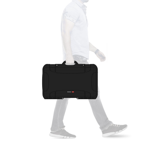 Bagage de cabine rigide étanche 935 de Nanuk avec roulettes et séparateur rembourré - Noir