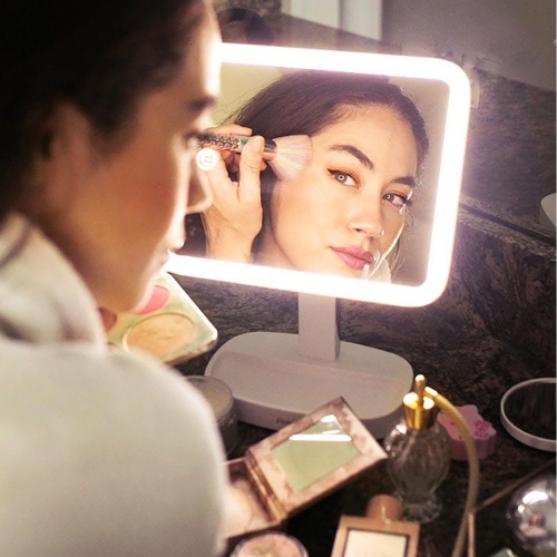 Fancii Aura Lighted Vanity Makeup Mirror with 3 Light Settings