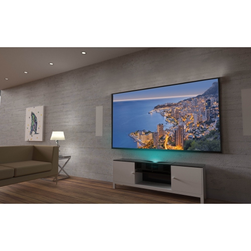 Elunevision Aurora 8K Ultra Short Throw NanoEdge Screen with Optoma CinemaX Pro 4K UST Projector