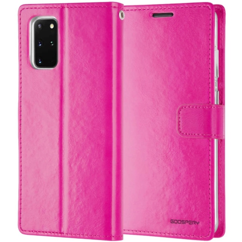 TopSave Goospery Bluemoon Diary Case For Samsung S20 Plus, Hot Pink