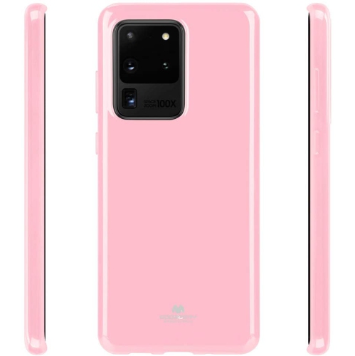 Goospery Jelly Case For Samsung S20 Plus, Baby Pink