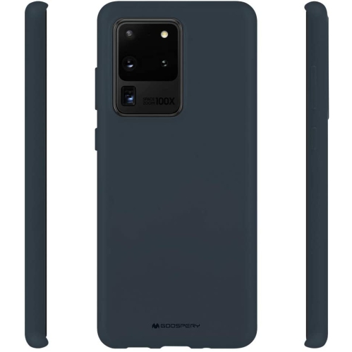 Final Sale! TopSave Goospery Soft Feeling Soft Silicone Case For Samsung S20 Plus, Navy Blue