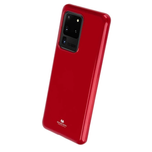 Goospery Jelly Case For Samsung S20 Plus, Red