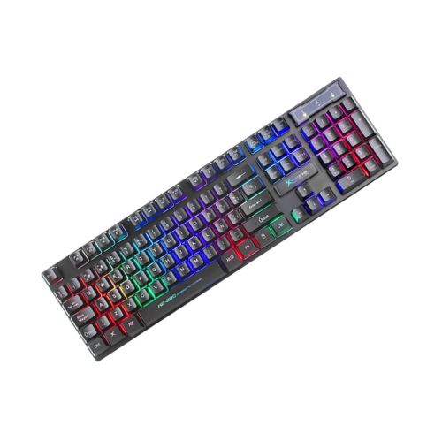 Xtrike Me KB-280 - Wired Gaming Keyboard, With Mixed Color Backlight, 104 Keys, Black