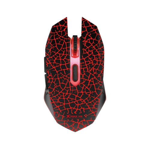 Xtrike Me GM205 - Optical Gaming Mouse, Wired with 6 Buttons and 7 Color Backlight, DPI 800 to 3200, Black