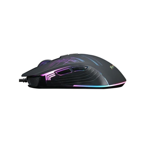 Xtrike Me GM-510 - Optical Gaming Mouse, Wired with 7 Buttons and Backlight, 800 to 6400 DPI, Black