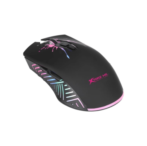 Xtrike Me GM-510 - Optical Gaming Mouse, Wired with 7 Buttons and Backlight, 800 to 6400 DPI, Black
