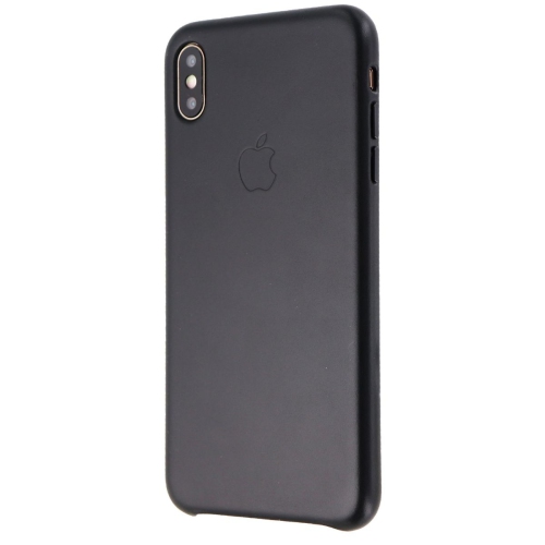 Original Apple iPhone XS Max Leather Case - Black - MRWT2ZM/A