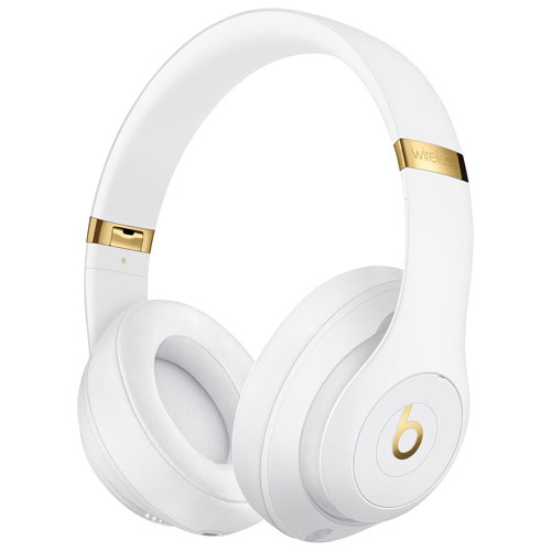 Beats by Dr. Dre Studio3 Over-Ear Noise Cancelling Bluetooth Headphones - White - Open Box