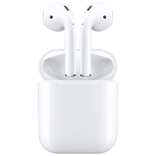 Apple AirPods In-Ear Truly Wireless Headphones - White - Open Box
