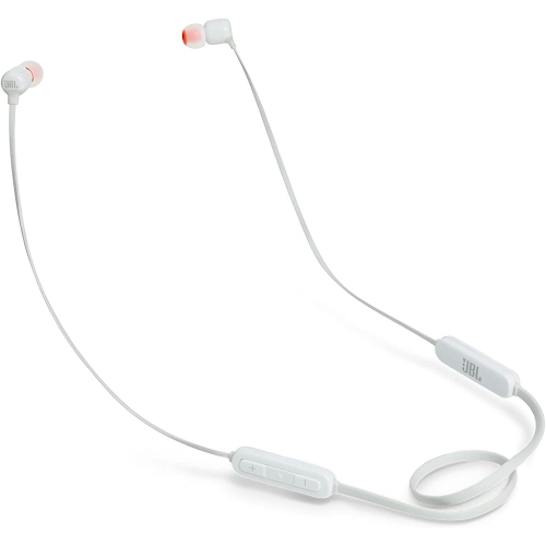 JBL T110BT - Wireless In-Ear Headphones w/ mic - White