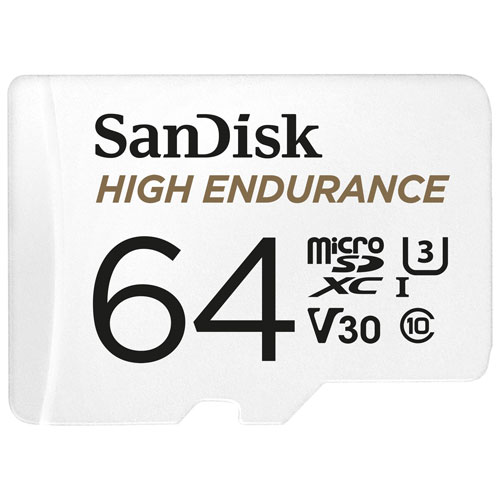 SanDisk High Endurance 64GB 100MB/s microSDXC Memory Card