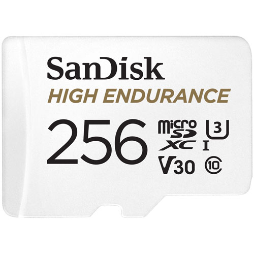 SanDisk High Endurance 256GB 100MB/s microSDXC Memory Card