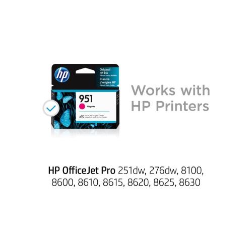 HP 951 Original Inkjet Ink Cartridge - Magenta-(CN051AN140)